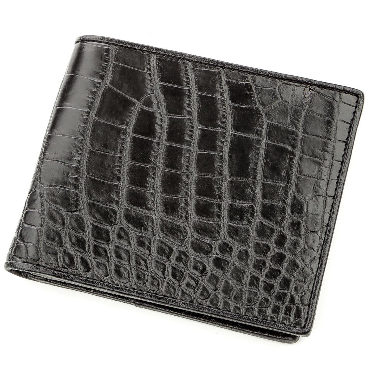 

Бумажник мужской CROCODILE LEATHER 18578 из натуральной кожи крокодила Черный