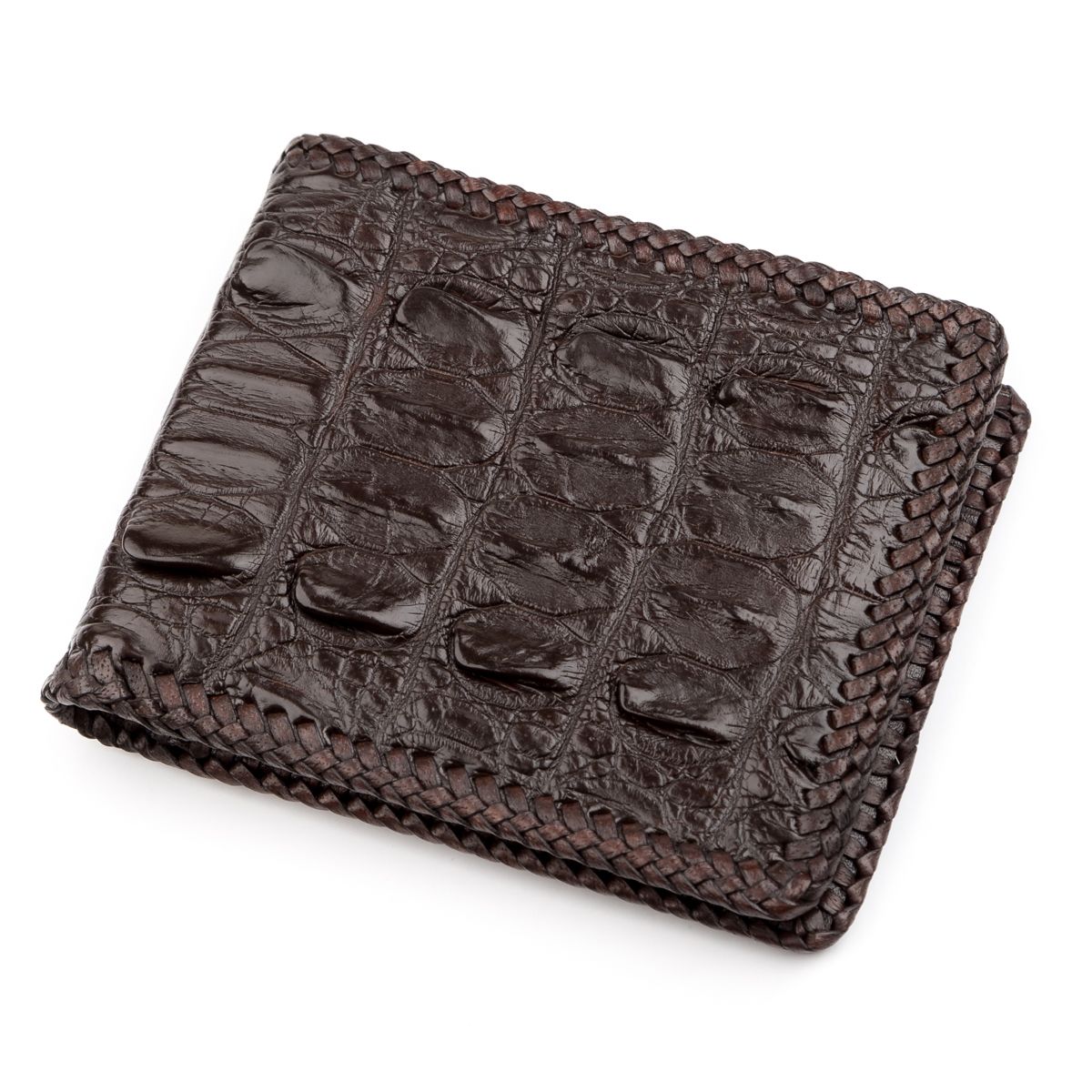 

Портмоне CROCODILE LEATHER 18238 из натуральной кожи крокодила Коричневое