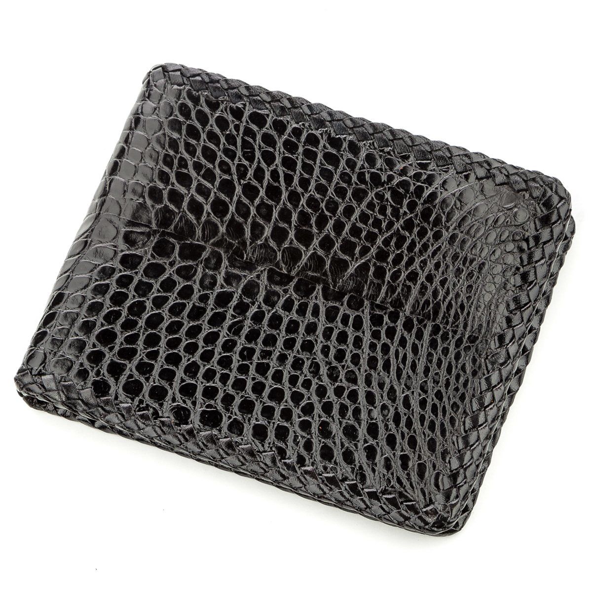 

Бумажник мужской CROCODILE LEATHER 18586 из натуральной кожи крокодила Черный