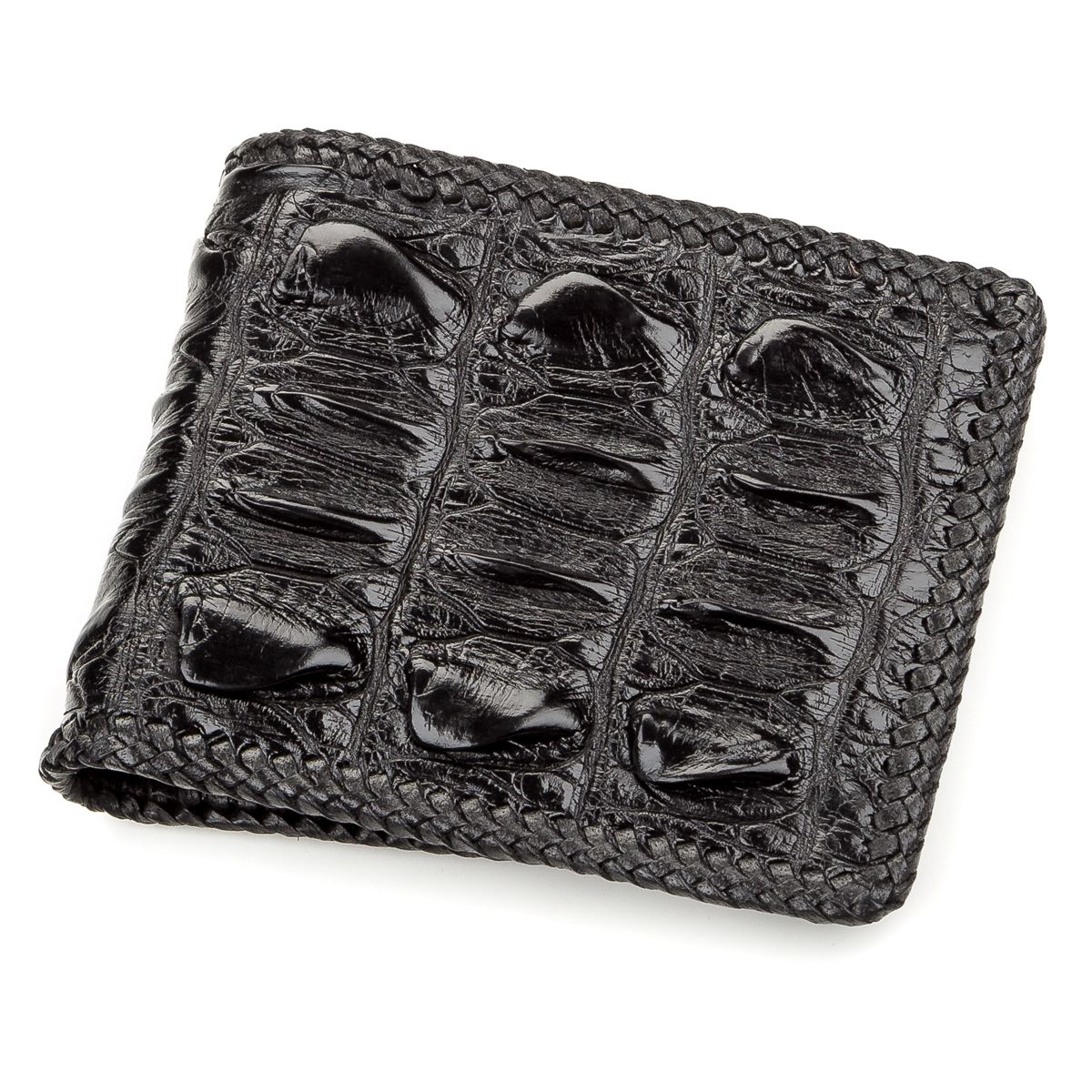 

Портмоне CROCODILE LEATHER 18186 из натуральной кожи крокодила Черное