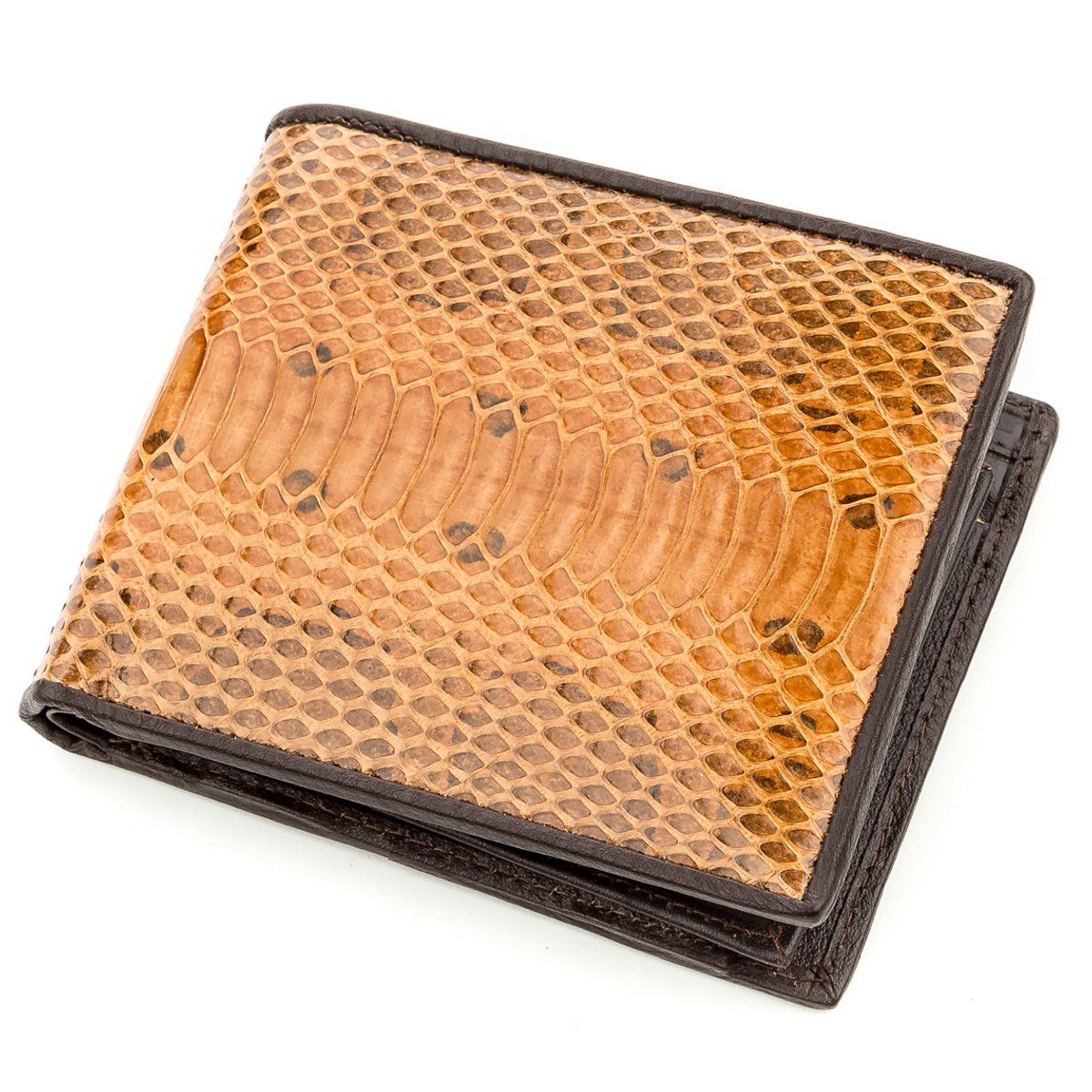 

Бумажник SEA SNAKE LEATHER 18551 из натуральной кожи морской змеи Коричневый