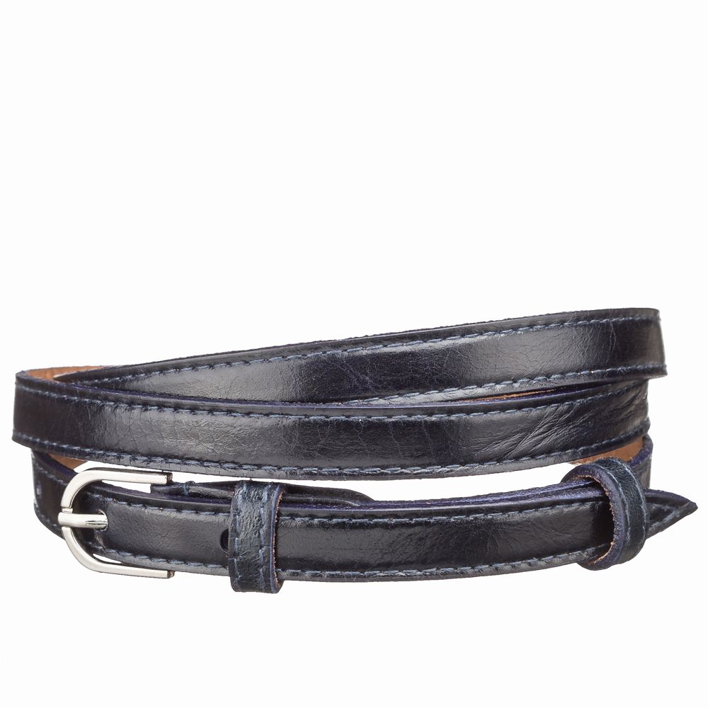 

Пояс кожаный MAYBIK 15237 Темно-синий