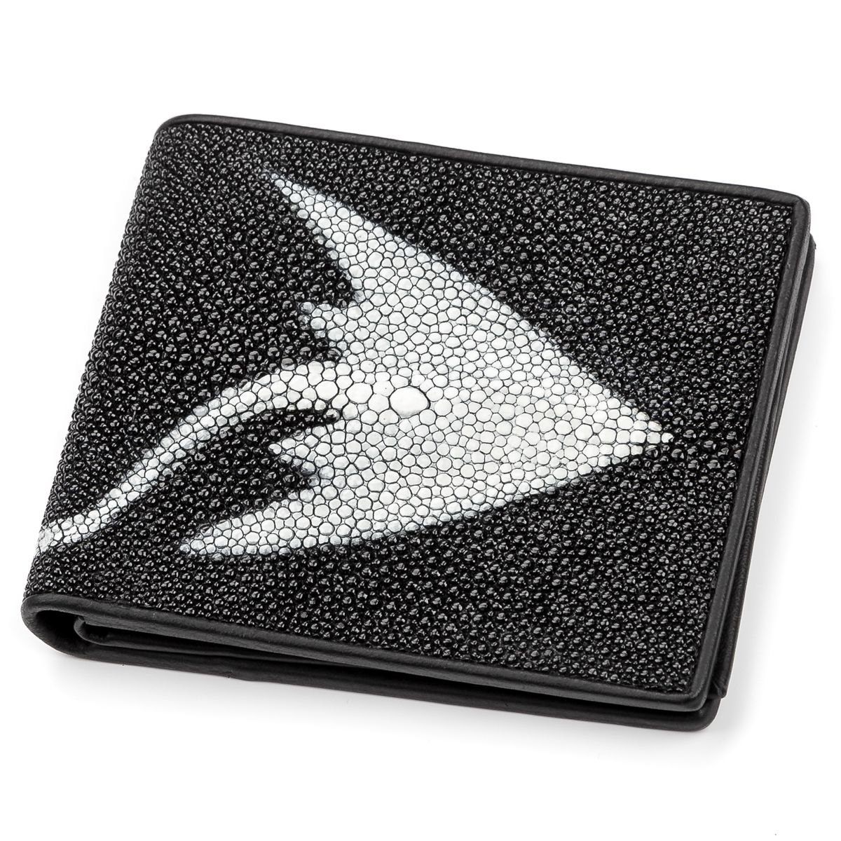 

Портмоне мужское STINGRAY LEATHER 18067 из натуральной кожи морского ската Черное
