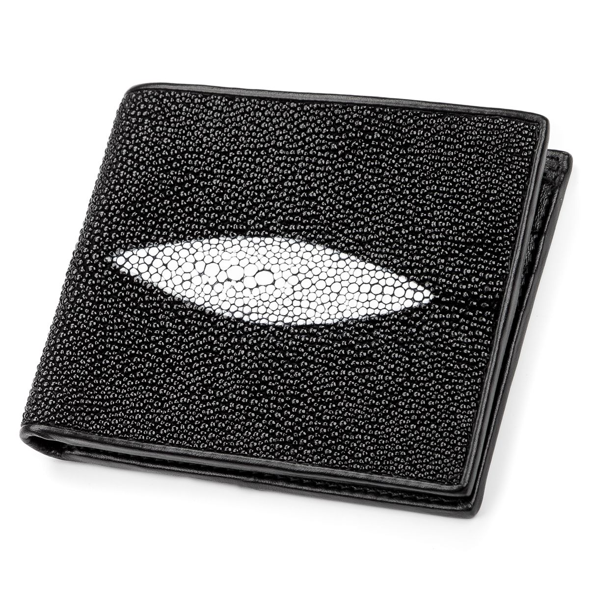 

Кошелек STINGRAY LEATHER 18009 из натуральной кожи морского ската Черный