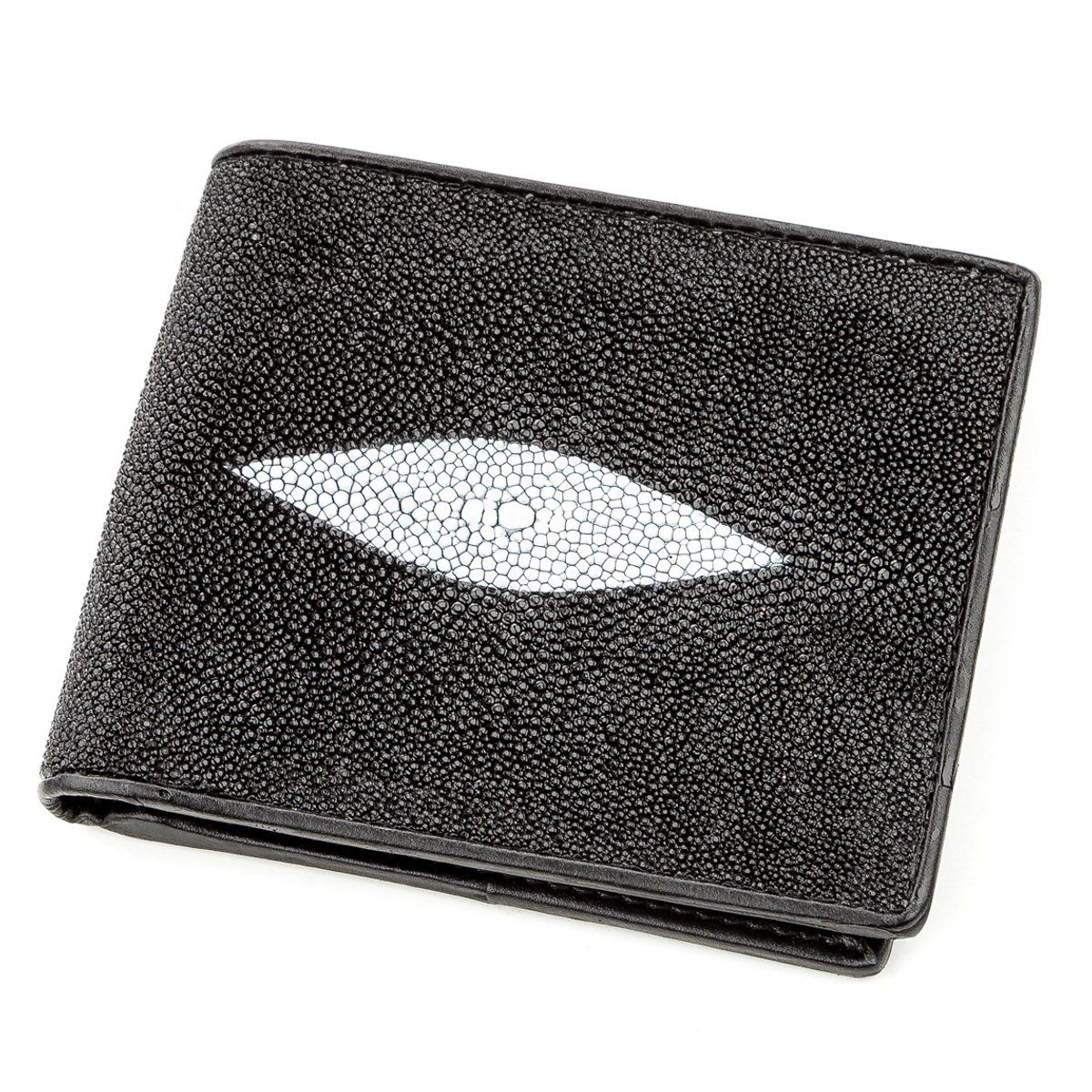

Бумажник мужской STINGRAY LEATHER 18563 из натуральной кожи морского ската Черный