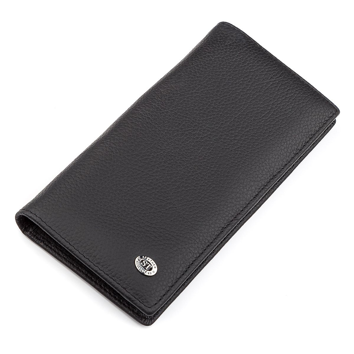 

Мужской купюрник ST Leather 18369 кожа Черный