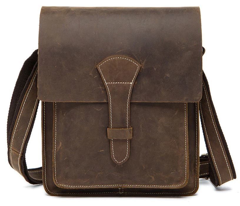 

Cумка мужская вертикальная Vintage 14660 Коричневая