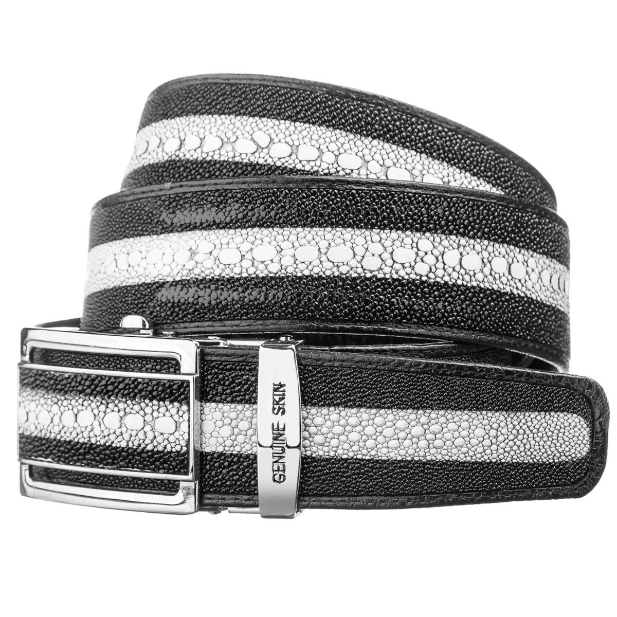 

Ремень мужской автомат STINGRAY LEATHER 18534 из натуральной кожи морского ската Черный