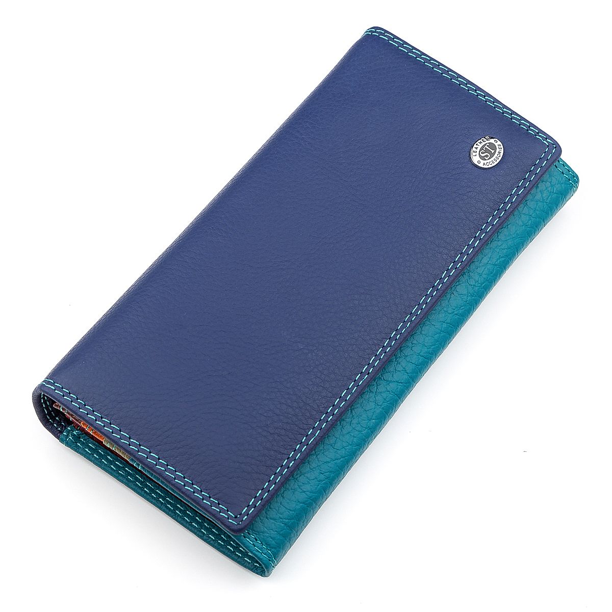 

Кошелек женский ST Leather 18362 из натуральной кожи Синий