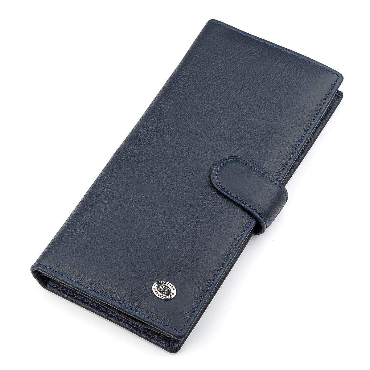 

Мужской купюрник ST Leather 18365 кожаный Синий