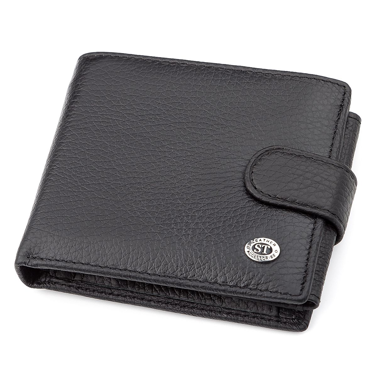 

Мужской кошелек ST Leather 18334 натуральная кожа Черный