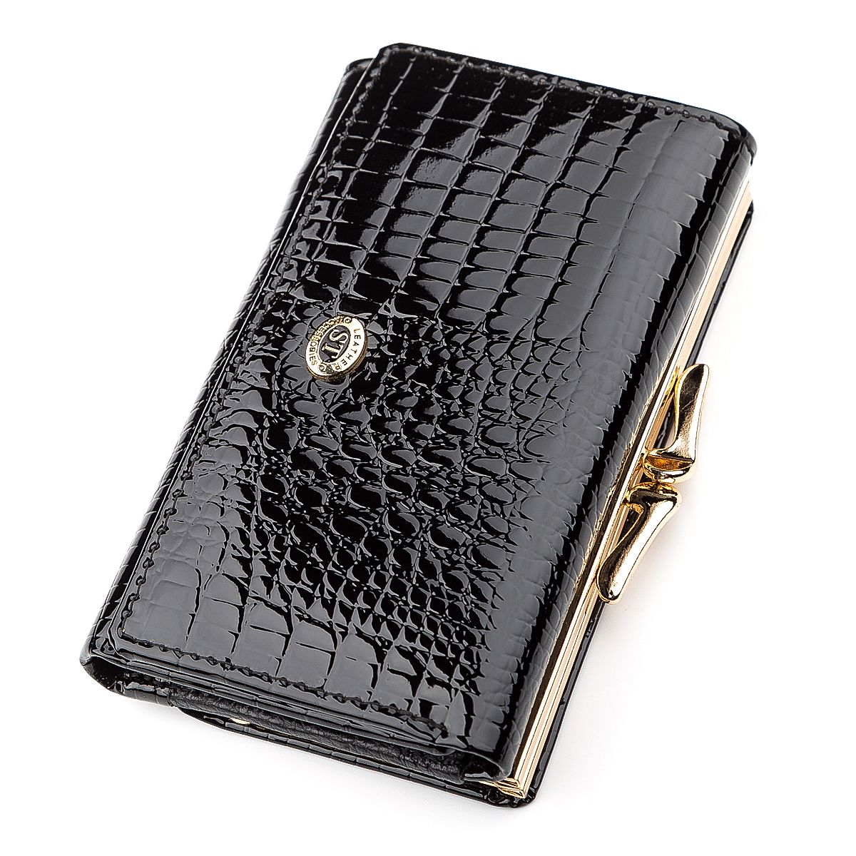

Кошелек женский ST Leather 18373 средний размер Черный