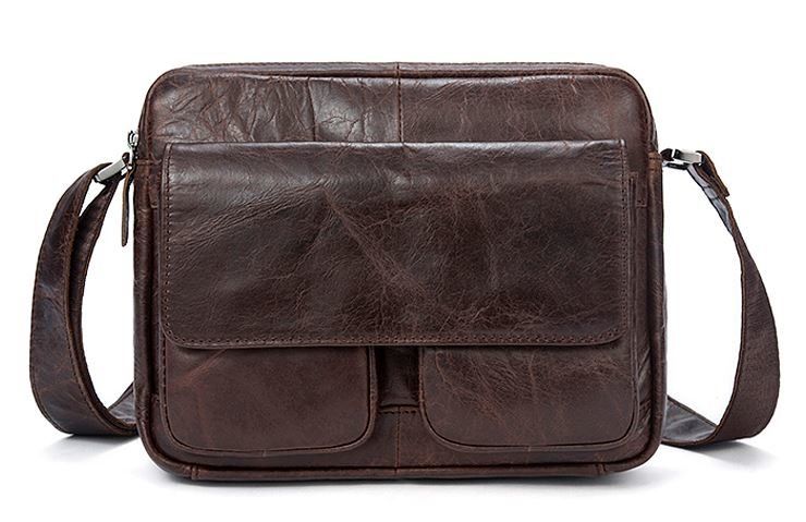 

Сумка мужская гладкая Vintage 14767 Коричневая