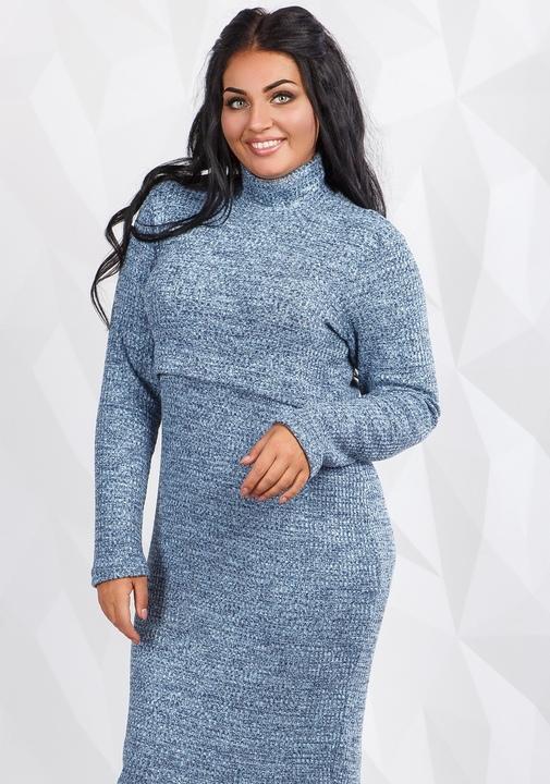 

Платье G&M k-46393 50-52 Размер цвет голубой