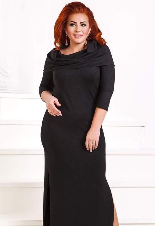 

Платье G&M k-49259 - Размер цвет черный, Платье G&M k-49259 50-52 Размер цвет черный