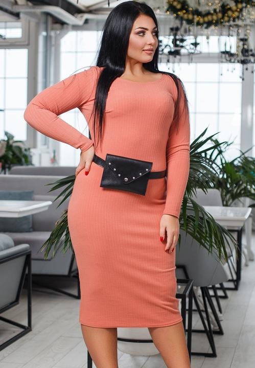 

Платье G&M k-50701 - Размер цвет персиковый, Платье G&M k-50701 46-48 Размер цвет персиковый