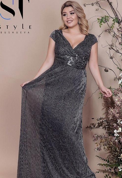 

Платье G&M k-52886 - Размер цвет черный, Платье G&M k-52886 50-52 Размер цвет черный