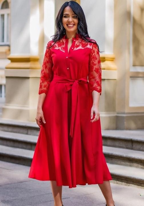 

Платье G&M k-59857  Размер цвет красный, Платье G&M k-59857 52 Размер цвет красный