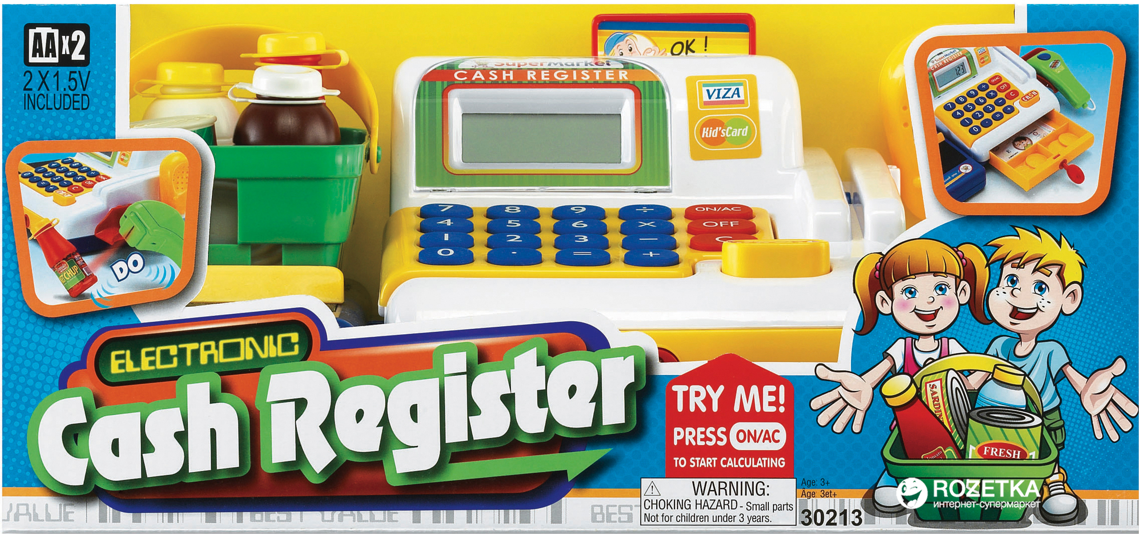 

Игровой набор Keenway Электронный кассовый аппарат (K30213)