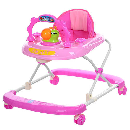 

Детские ходунки музыкальные Bambi M 3509-Р Розовые Улитка (int_M 3509-Р)
