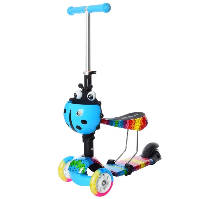 

Самокат детский iTrike JR 3-054-C-Г Голубой MAXI 3 в 1 (беговел) алюминий+пластик 3 колеса (int_JR 3-054-С-Г)