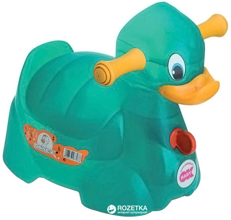 Акция на Детский горшок Ok Baby Quack Бирюзовый (37077230) от Rozetka UA