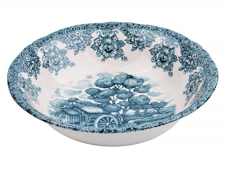 

Салатник круглый Claytan Ceramics Мельница изумрудная 23.7 см (910-139)