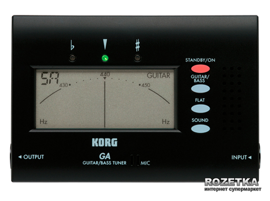 

Тюнер Korg GA-40BK (75532)
