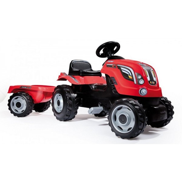 

Детский Трактор педальный с прицепом Farmer XL Smoby 710108