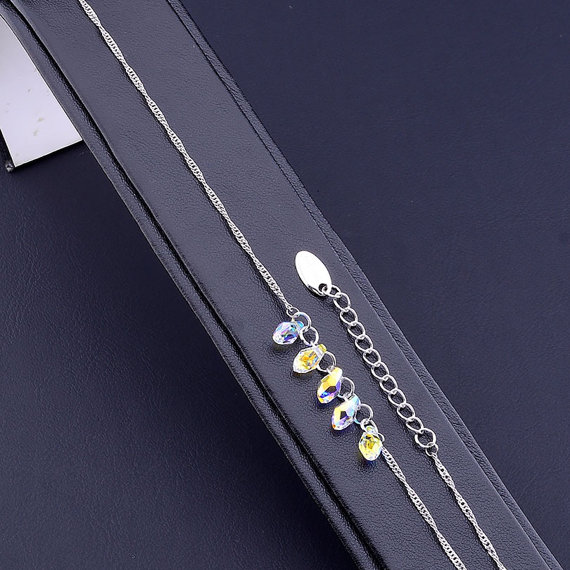 

Браслет 'XUPING' Swarovski 22 см. (родий) 079563
