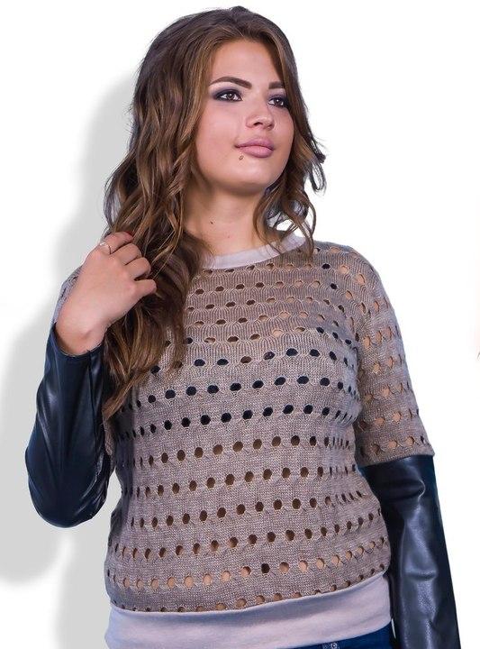 

Свитшот G&M k-32648 48-50 Размер цвет карамель