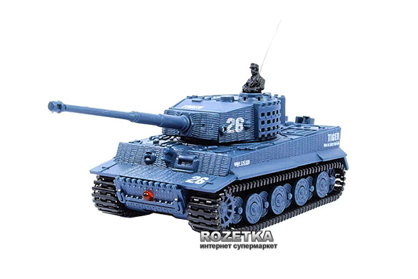 

Танк на р/у Great Wall Toys Tiger 1:72 Blue (GWT2117-4) (2711483694751)