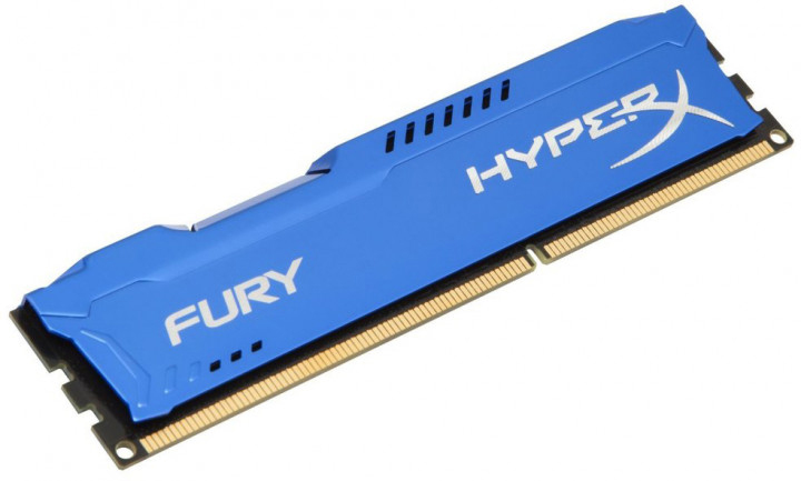 

Оперативная память HyperX DDR3-1866 4096MB PC3-14900 FURY Blue (HX318C10F/4)