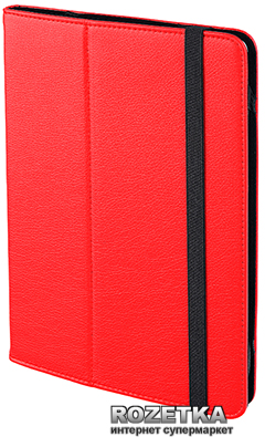 Акція на Обложка Drobak Premium Case для планшета 9.6-10.3" универсальная Fire Red (216899) від Rozetka UA