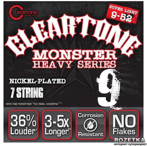 

Cleartone 9409-7 Electric Heavy Series Super Light 7 09-52