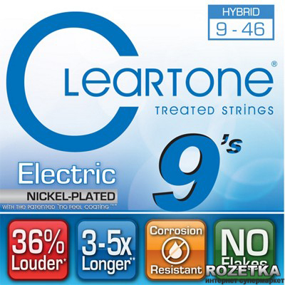 

Cleartone 9419 Electric Nickel-Plated Hybrid 09-46