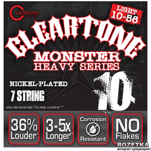 

Cleartone 9410-7 Electric Heavy Series Light 7 10-56