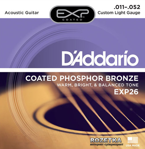 

D'Addario EXP26 Phosphor Bronze Custom Light (11-52)