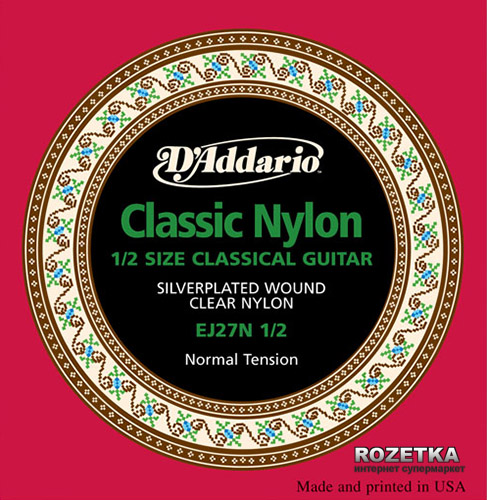 

D'Addario EJ27N 1/2 Nylon Student Classiсs (Normal Tension)