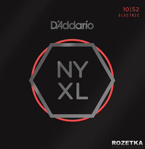 

D'Addario NYXL1052 Nickel Regular Light/Heavy (10-52)