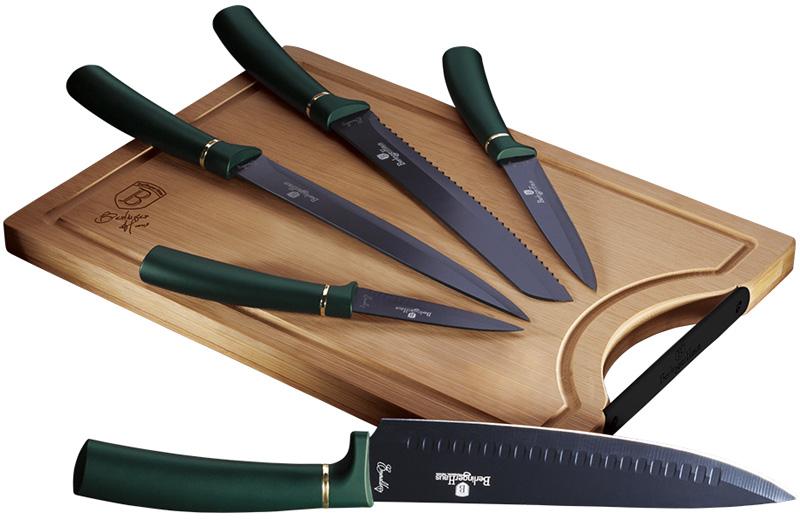 

Набор ножей Berlinger Haus Emerald Collection 5 ножей и доска
