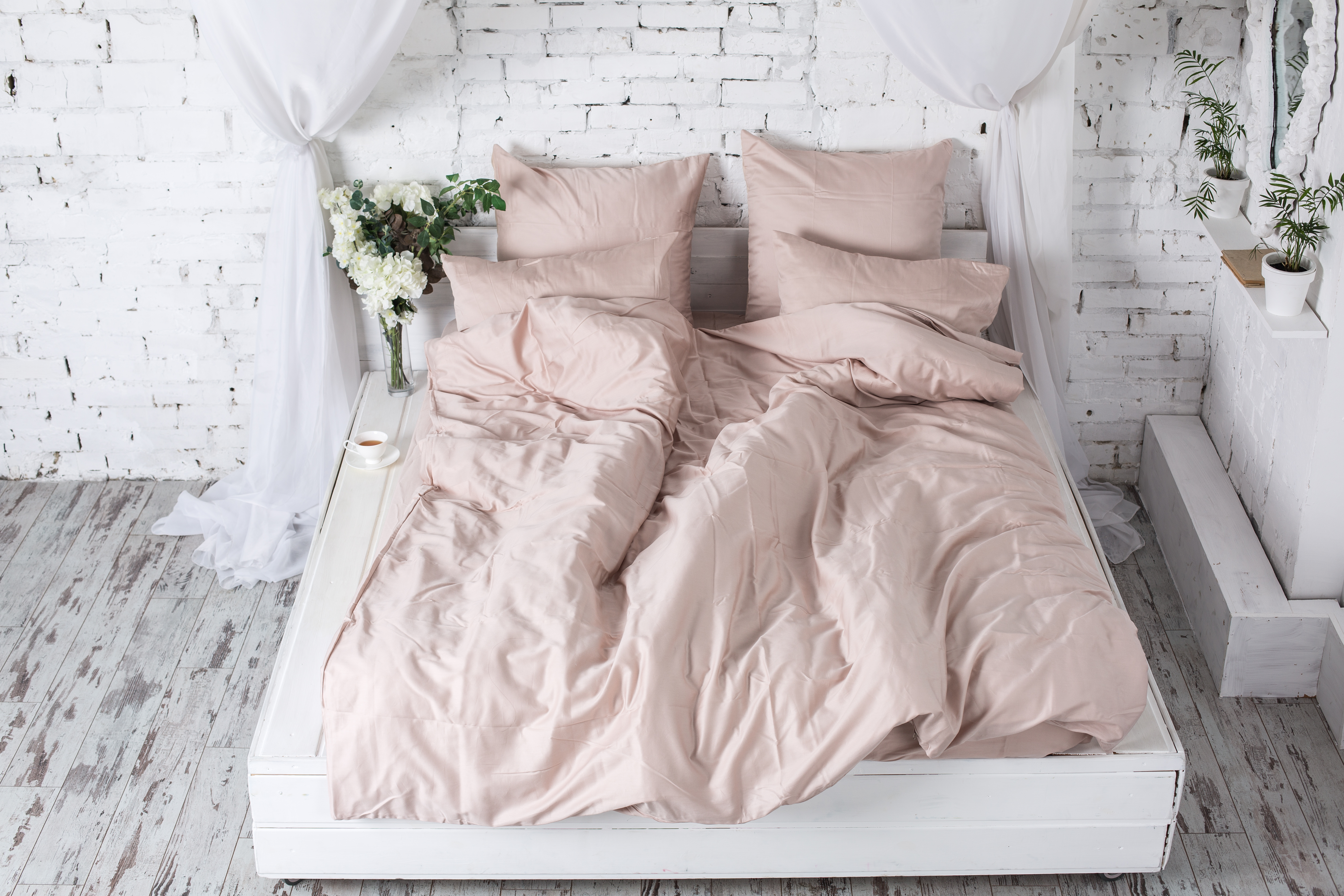 

Комплект постельного белья Novita Сатин 210х220 Pink (Pink)