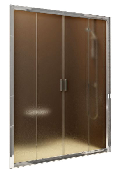 Акция на Душевая дверь RAVAK BLIX BLDP4-140 Transp Polished Aluminium 0YVM0C00Z2 от Rozetka UA