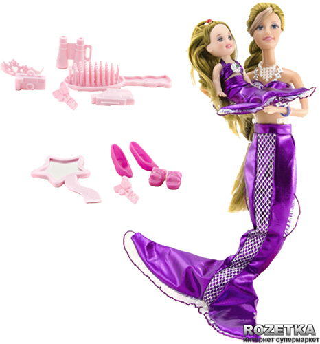 

Набор Na-Na ID78 Sea World Scene Кукла-русалка с дочкой и аксессуарами (T31-037)