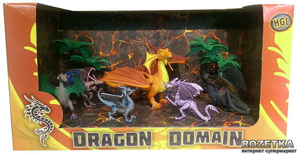 

Игровой набор HGL Dragon Domain Волшебные драконы Серия B 6 шт (SV12185)