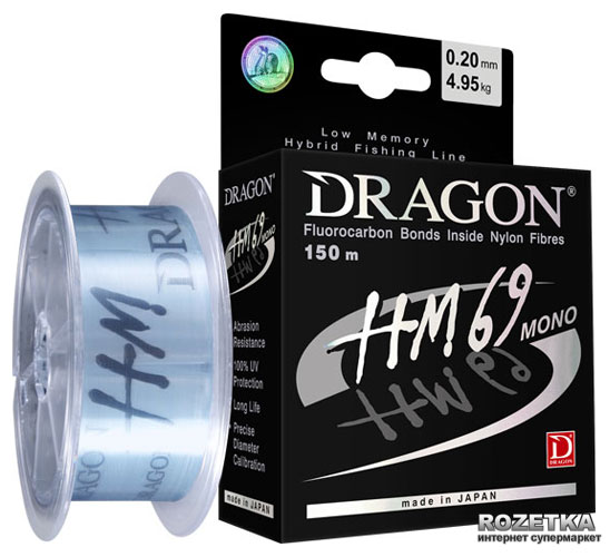 

Леска Dragon HM69 150 м 0.162 мм 3.63 кг (PDF-30-02-216)