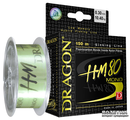 

Леска Dragon HM80 150 м 0.142 мм 2.78 кг (PDF-30-00-014)