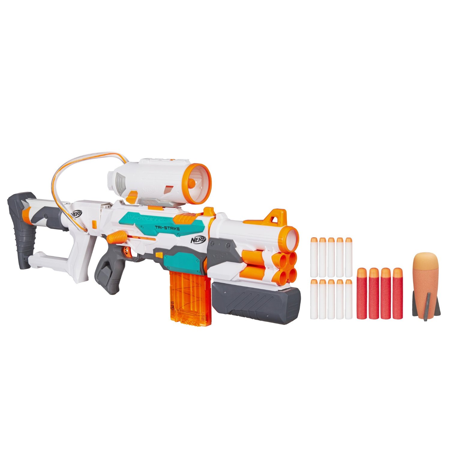 

Бластер Нерф Модулус Три-Страйк Nerf Modulus Tri-Strike Blaster Hasbro (B5577)