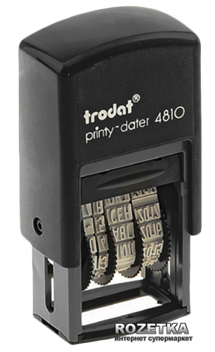 

Минидатер Trodat 4810 3.8 мм Рус Черный корпус (4810 рос)