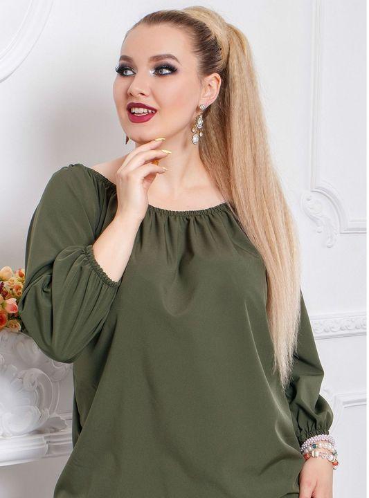 

Блузка G&M k-43200 универсальный 48-52 Размер цвет хаки